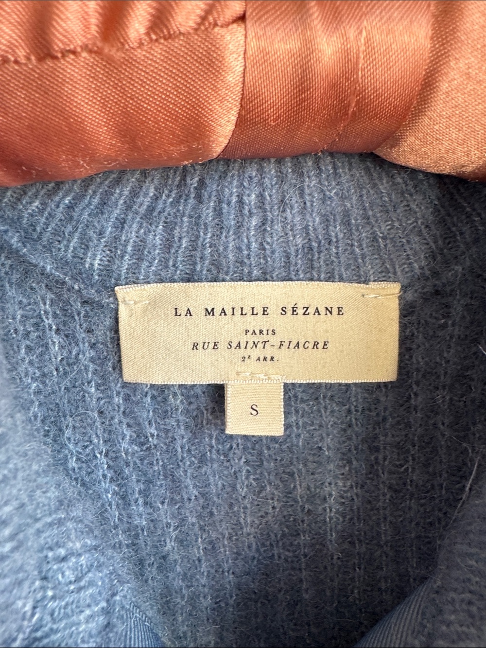 Sezane Light Blue Button-Up Knit Cardigan - Picture 2 of 8